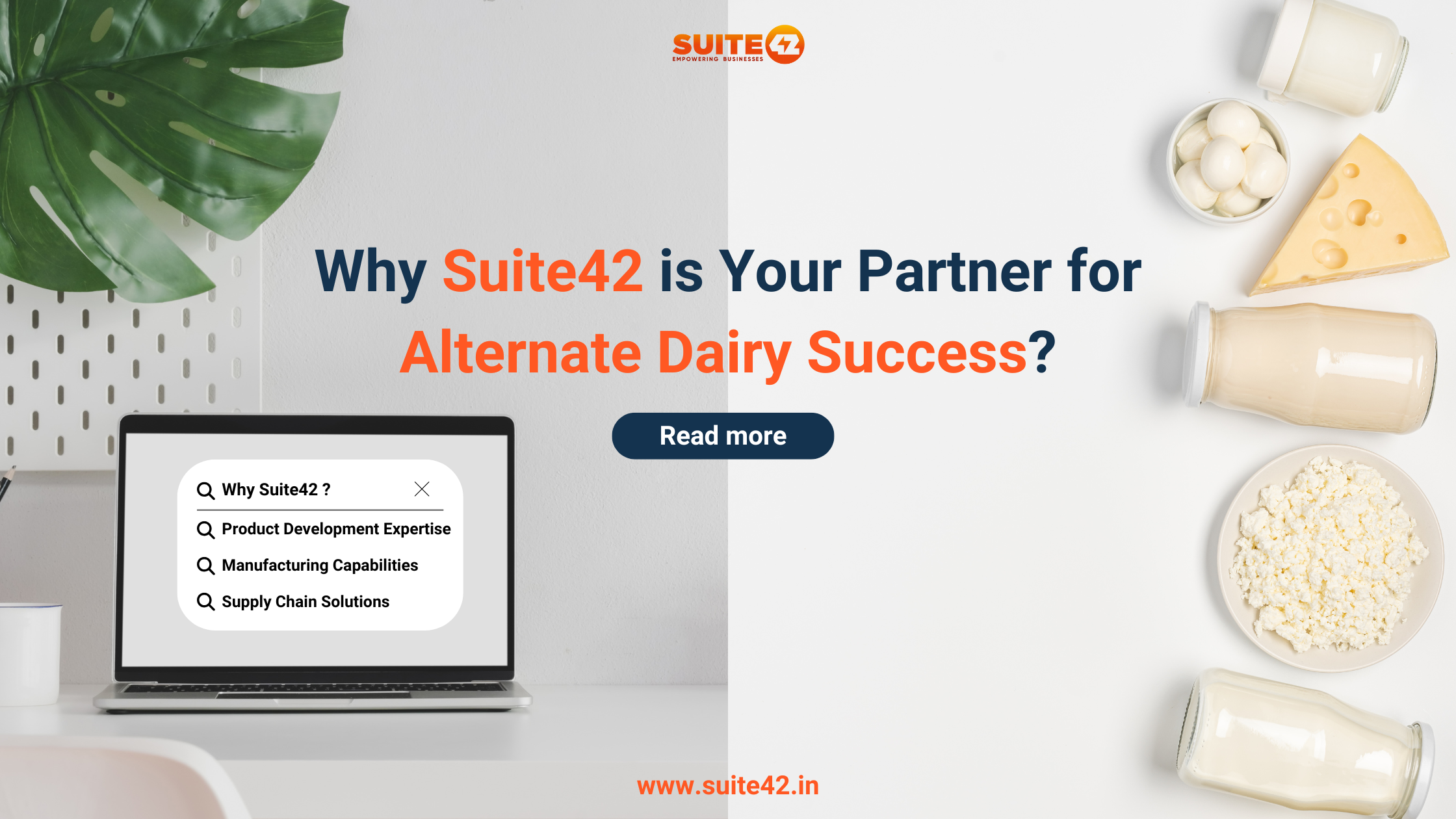 Suite42: Your partner for Alternate Dairy Success